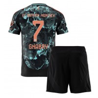 Echipament fotbal Bayern Munich Serge Gnabry #7 Tricou Deplasare 2024-25 pentru copii maneca scurta (+ Pantaloni scurti)